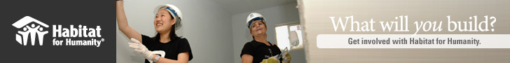 Habitat for Humanity Web banners: Get Involved