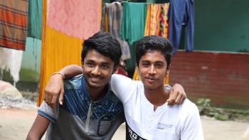Prangon and Dipu are good friends who live in Raghurampur village, Mymensingh, Bangladesh