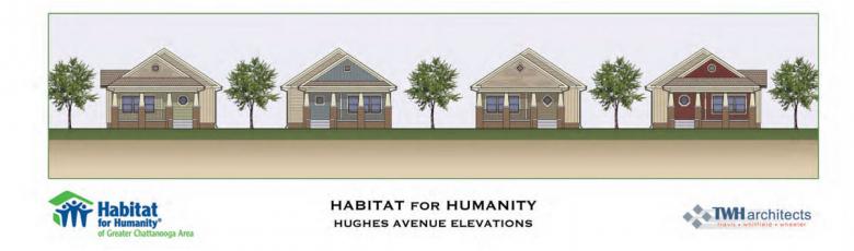 Chattanooga, Tennessee, Habitat for Humanity house plans
