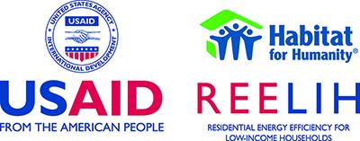 logo of USAID, Habitat for Humanity and REELIH