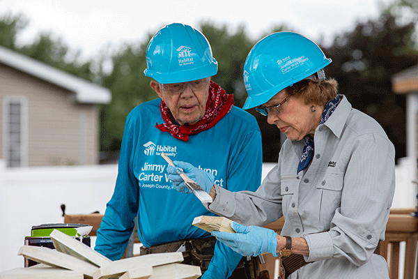 Day 2 of the Jimmy & Rosalynn Carter Work Project.