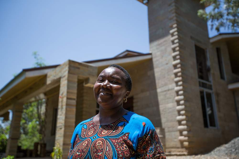 Nditty is building her dream home thanks to the program that is helping thousands of Kenyans build low-cost and affordable housing.