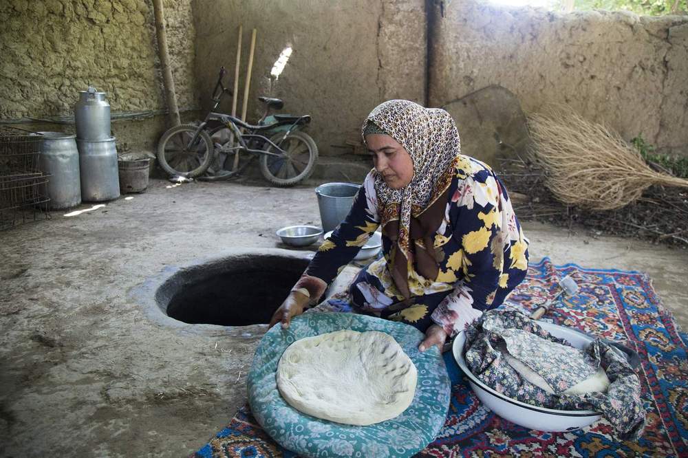 As majority of the men work in Russia or Kazachstan, women are left to raise kids, work in fields and try to keep a roof over their families&#39; heads.