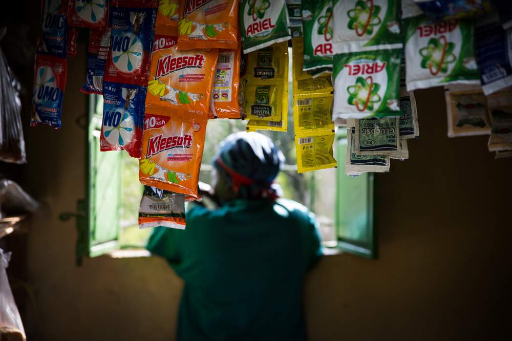 In addition to her garden, Julia has started a crafts business and even opened a little shop, which is built within her compound.