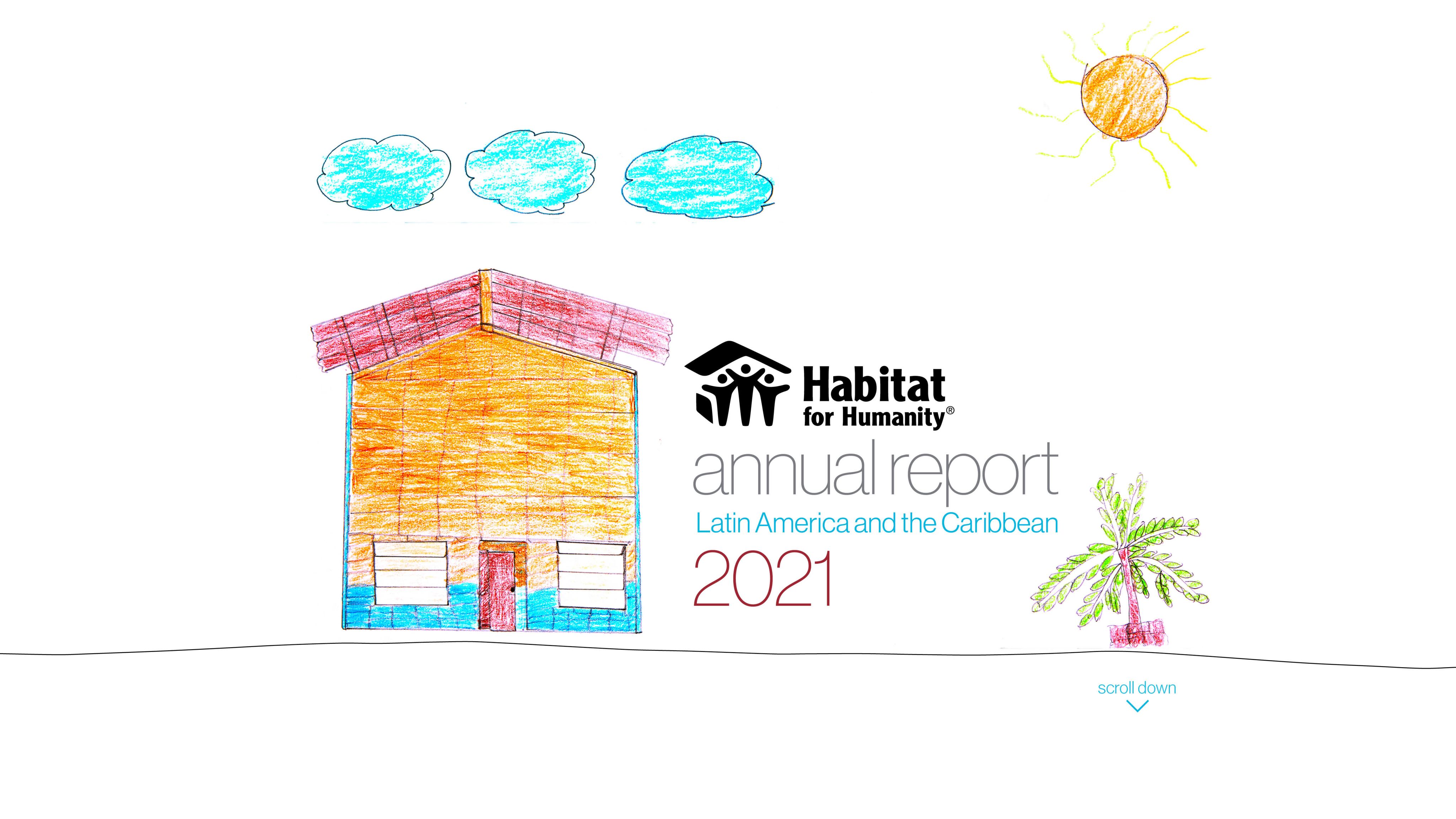 Cover Habitat for Humanity annual report 2021