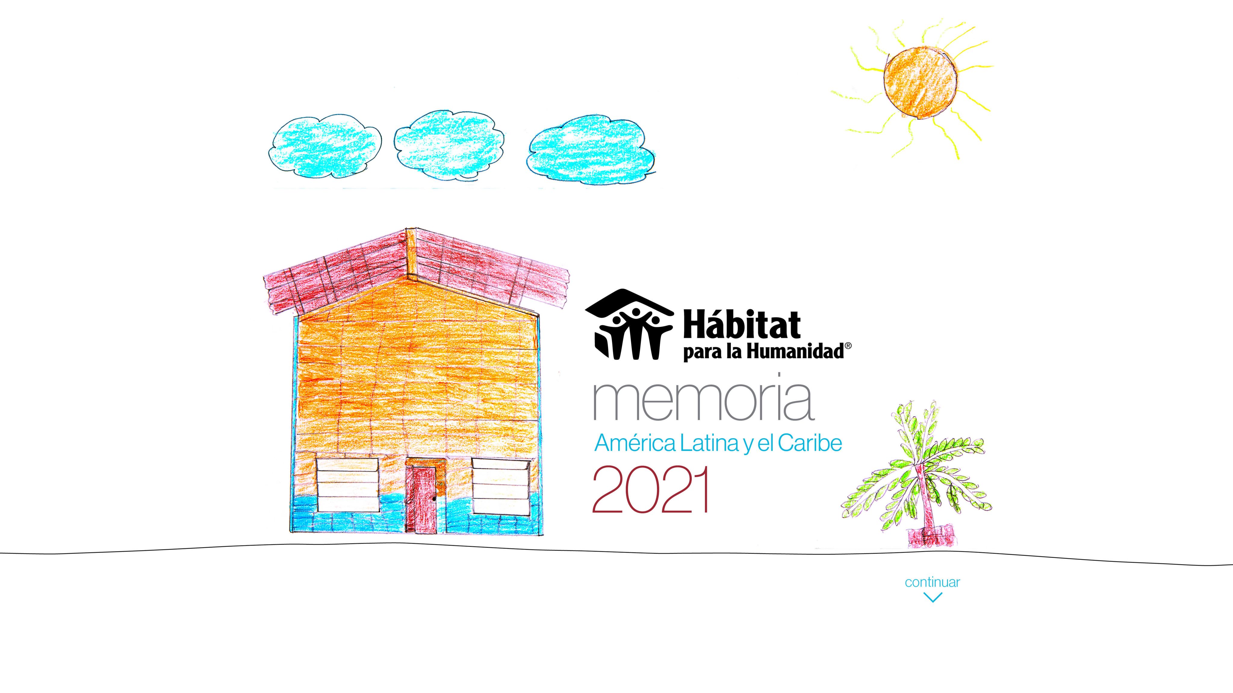 Portada Habitat para la Humanidad memoria anual 2021.