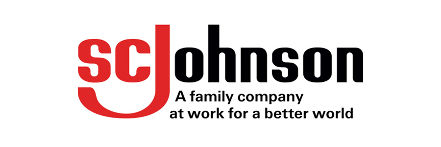 Logo, S.C. Johnson: A family company at work for a better world