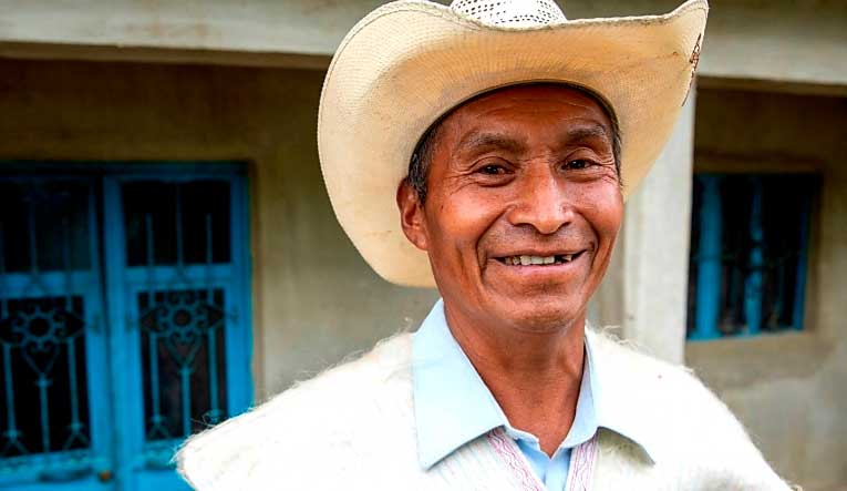 A man smiling.