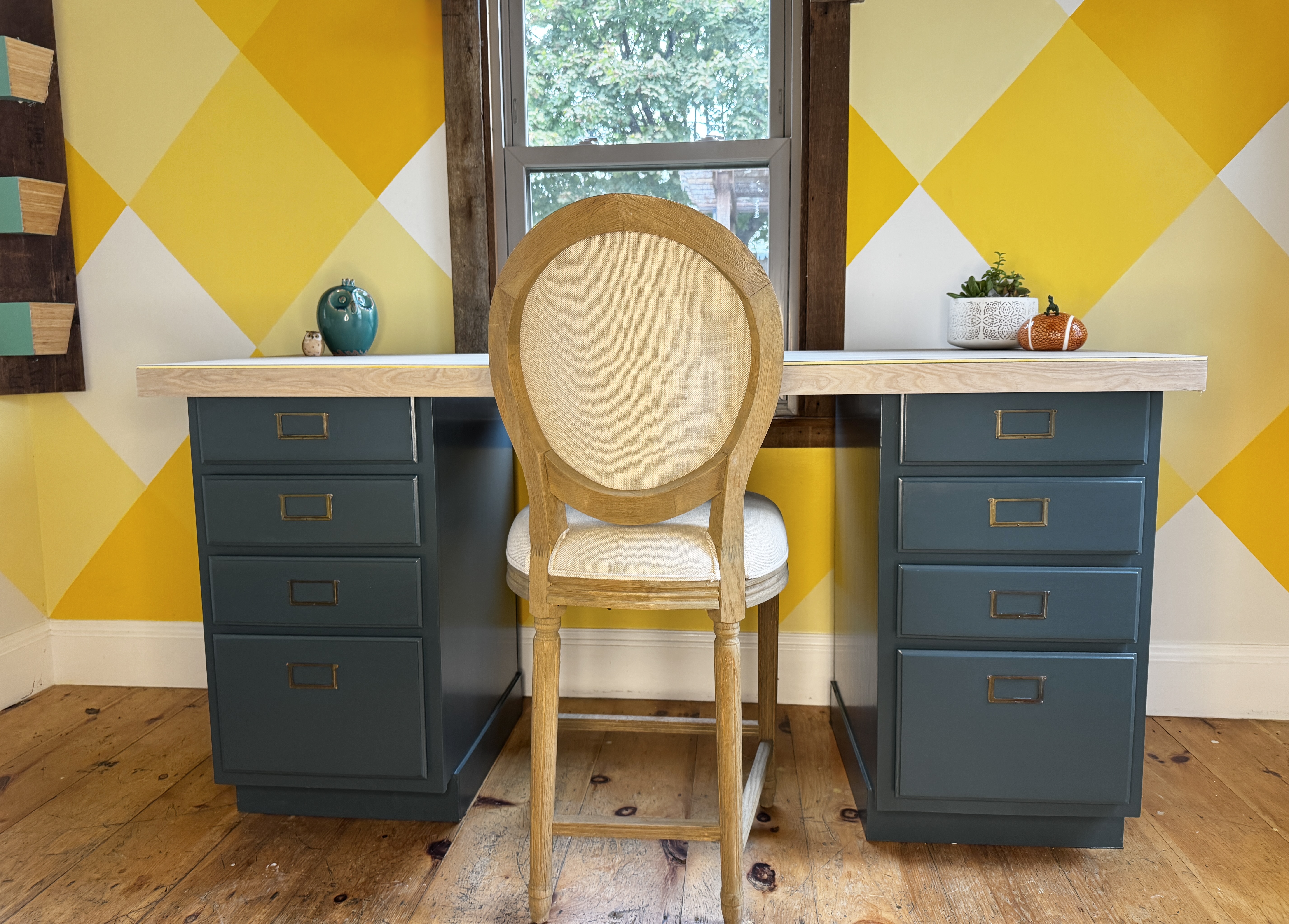 How to make a desk from cabinets and flooring | Habitat for Humanity