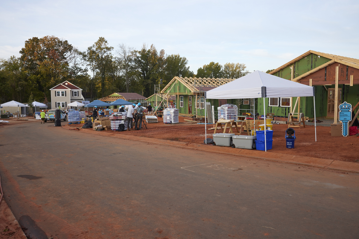 CWP23 build site on the morning of day 4