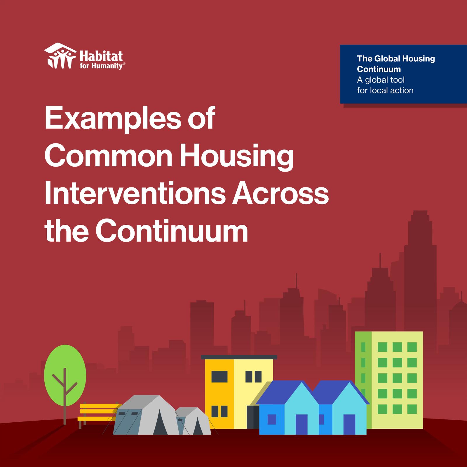 Examples of Common Housing Interventions Across the Continuum