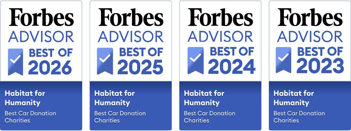 Forbes Advisor Badges Best of 2023, 2024, 2025, and 2026.