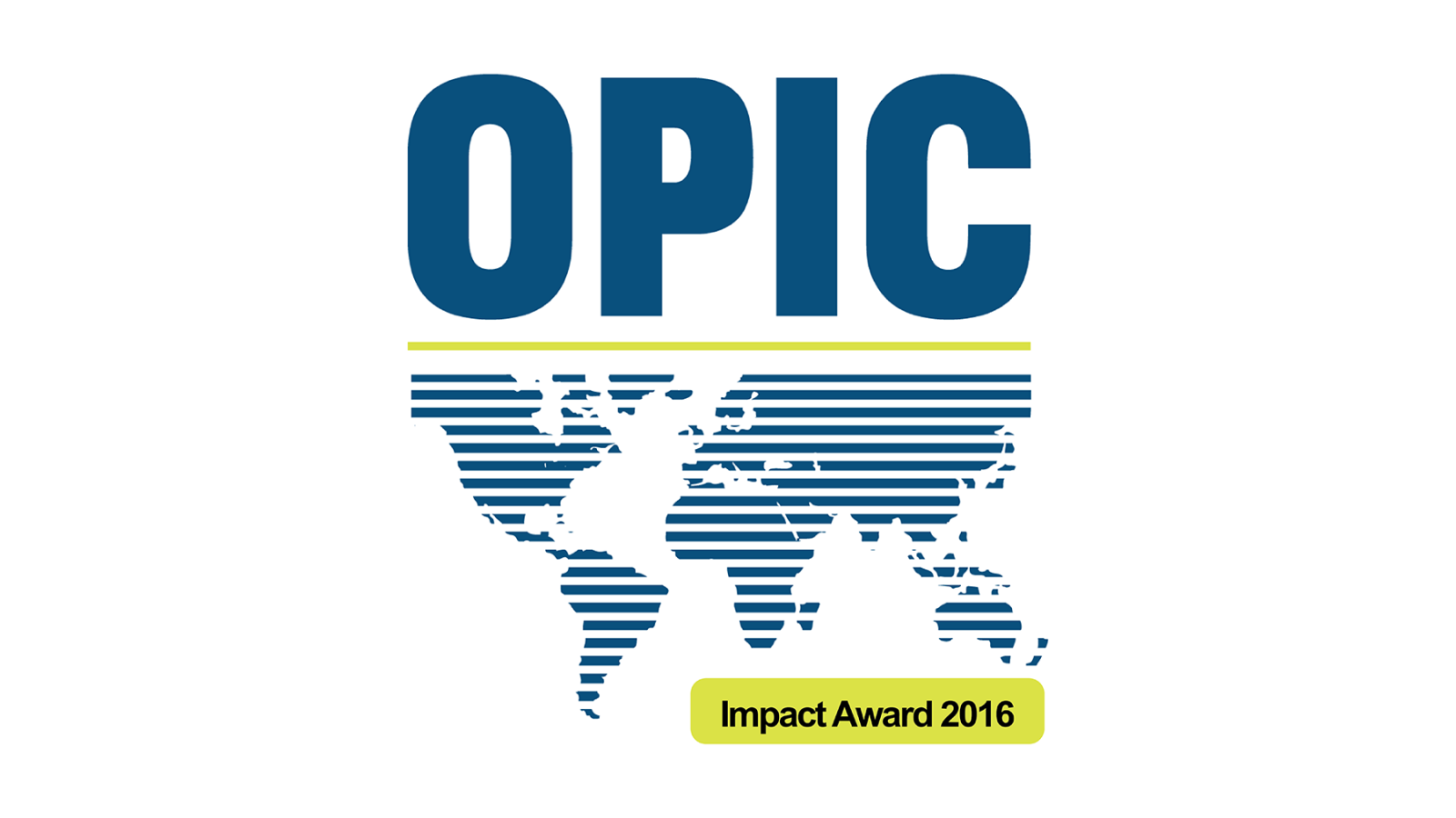 An illustrated image with a map of the world and OPIC written above it.