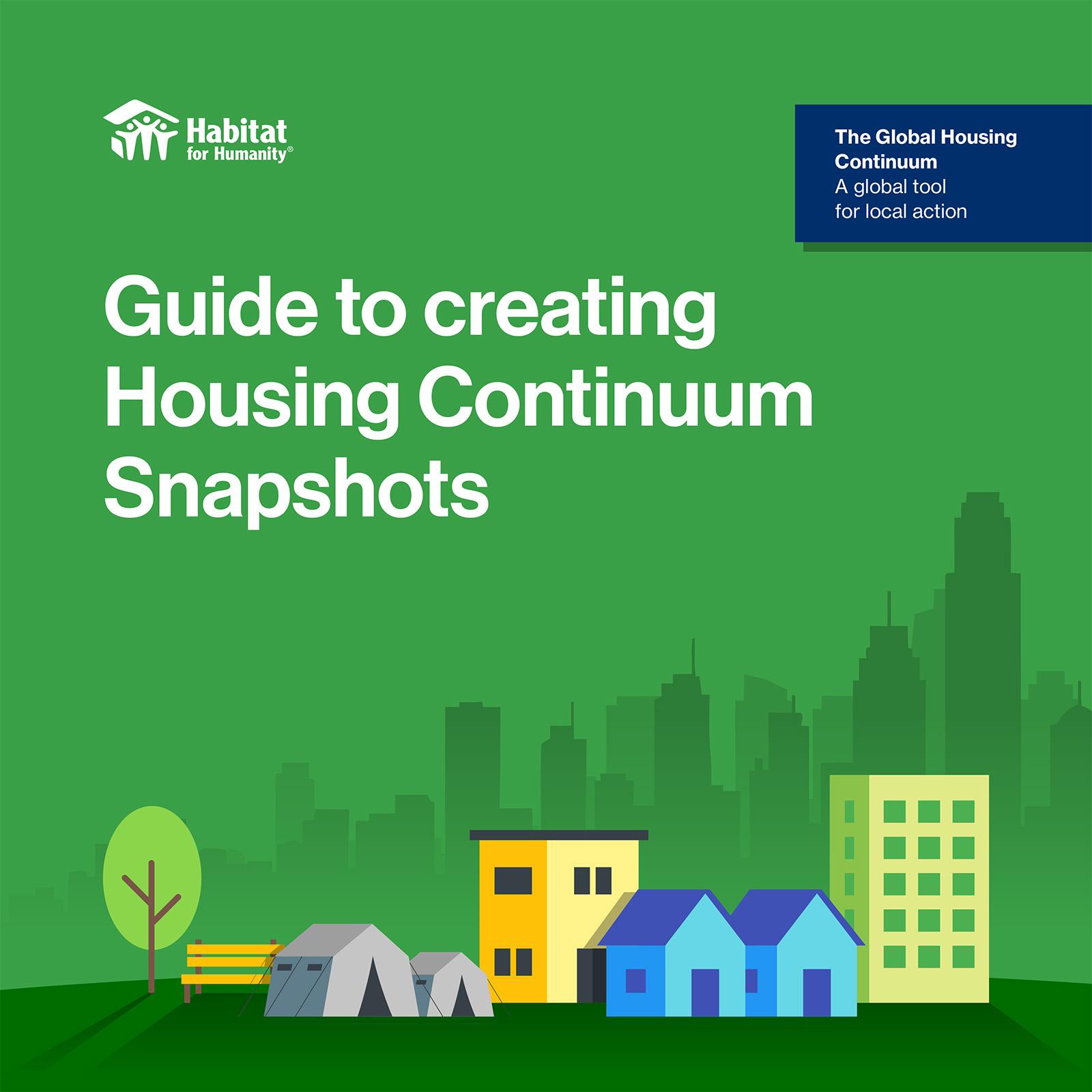 guide to creating housing continuum snapshots