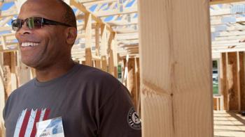 Habitat for Humanity Veterans Build homeowner