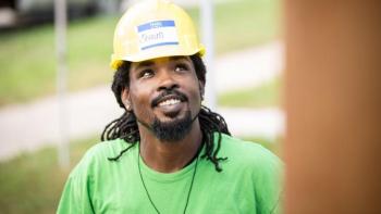 Habitat homeowner Shaun