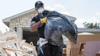 Hurricane Harvey volunteer cleanup