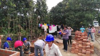 Voluntarios internacionales llegan a construir hogares y cambiar vidas