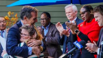 Habitat CEO Jonathan Reckford discusses fair and affordable housing with L.A. Mayor Eric Garcetti