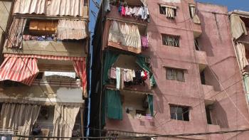 Urban refugee camp in Lebanon