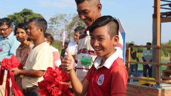 House dedication during Legacy Build, 13 Nov 2018, in Oudong, Cambodia