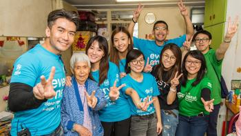 HYLB supporters in Hong Kong