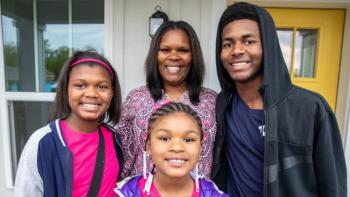 Amanda and her family.