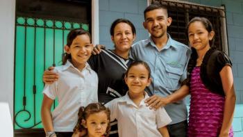 Rita, Omar and their daughters. 