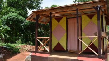 A home built with Habitat Haiti.