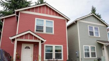 Two houses side by side.