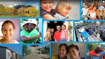 Screenshot of video on HFHI's FY20 annual report