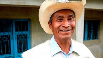 A man smiling.