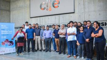 A group photo of those participating in a ShelterTech bootcamp.