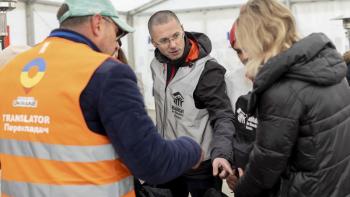 habitat for humanity employees helping refugees from Ukraine