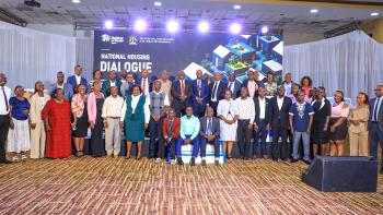 Groupf photo of delegates in a meeting