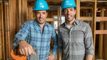 Drew and Jonathan Scott working with Habitat