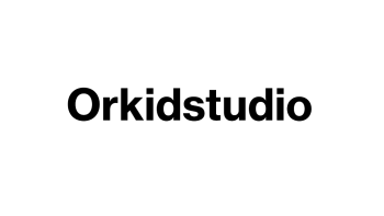 Orkidstudio text logo.