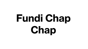 Fundi Chap Chap text logo.