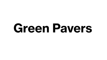 Green Pavers text logo.