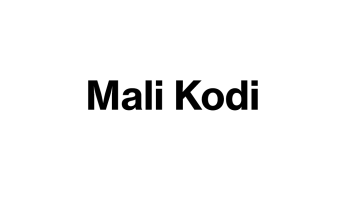 Mali Kodi text logo.