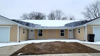 Front of multifamily homes