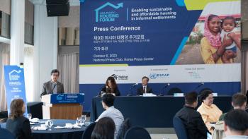 ‒	Habitat for Humanity hosts a press conference to discuss sustainable and inclusive housing solutions in the Asia-Pacific region and highlights the efforts to improve the residential environment in Korea