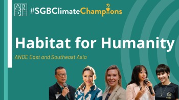 SGBClimateChampions graphic with speakers