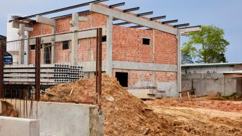 Una vivienda en construcción