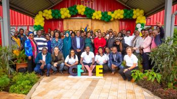 Group photo of the delegates at the CFYE project closeout meeting