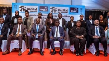 Group photo of the partners at the launch event