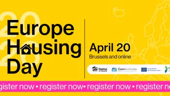 invitation for Europe Housing Day conference taking place April 20, 2026