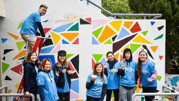 Hong Kong volunteers at launch of 2020 Habitat Young Leaders Build