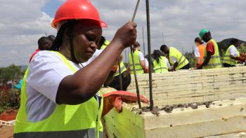 HR LOD staff at the build site in Machakos, Kenya