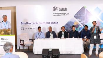 Panel discussion at Sheltertech Summit India, July 20, 2023